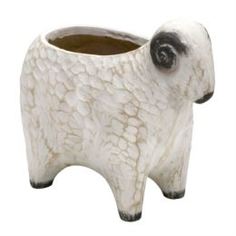 Кашпо, горшки, балконные ящики Горшок для цветов L&t pottery барашек 60х32х48