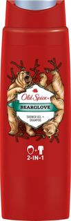 Средства по уходу за телом Гель для душа и шампунь Old Spice Bearglove 400 мл