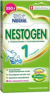 Смеси для детского питания Смесь молочная Nestogen 1 с пребиотиками с рождения 350 г