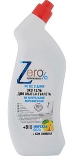Средства для ванной и туалета Чистящее средство Zero Морская соль + Сок лимона 750 мл