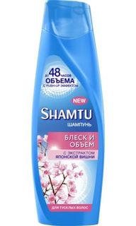 Средства по уходу за волосами Шампунь Shamtu Блеск и объем с экстрактом японской вишни 360 мл