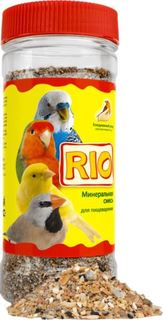 Корм, лакомства и минералы для птиц Корм для птиц РИО Минеральная смесь для всех видов птиц 600г RIO