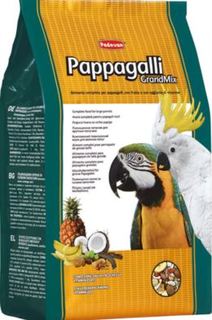 Корм, лакомства и минералы для птиц Корм для птиц PADOVAN Grandmix Pappagalli для крупных попугаев комплексный 2кг