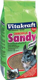 Амуниция, уход и гигиена для грызунов Песок для шиншилл VITAKRAFT Chinchilla Sandy 1кг