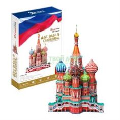 Конструкторы, пазлы 3D-пазл CubicFun 3D Собор Василия Блаженного 173