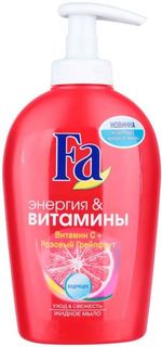 Средства по уходу за телом Крем-мыло жидкое Fa Энергия & Витамины Розовый грейпфрут 250 мл