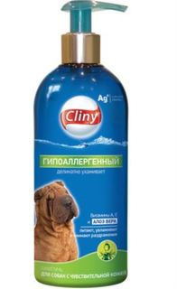 Косметика Шампунь для собак Cliny Гипоаллергенный 300 мл