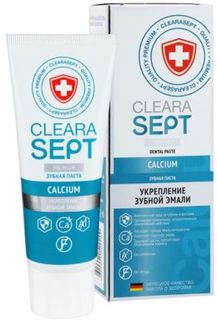 Средства по уходу за полостью рта Зубная паста ClearaSept Calcium Укрепление зубной эмали 75 мл