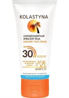 Средства для/против загара Крем для лица солнцезащитный Kolastyna SPF-30 50 мл