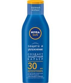 Средства для/против загара Лосьон солнцезащитный Nivea Защита и увлажнение СЗФ 30 100 мл