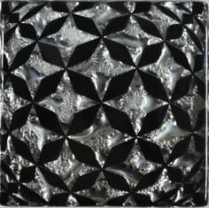 Бордюр, декор, угловые элементы Декор Роскошная мозаика Сфера платина 6,6x6,6 см