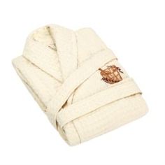 Халаты Халат женский Asil sauna beige m вафельный с воротником