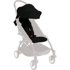 Детские коляски, автокресла и аксессуары Комплект Babyzen Капюшон и сиденье 6+ Черный для YOYO+