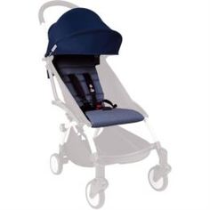 Детские коляски, автокресла и аксессуары Комплект Babyzen Капюшон и сиденье 6+ Air France Blue для YOYO+
