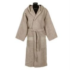 Халаты Халат махровый L/XL унисекс Roberto Cavalli Araldico серый с шалькой