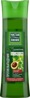 Средства по уходу за волосами Шампунь Чистая линия Против выпадения Конский каштан 400 мл
