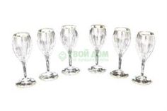 Посуда для напитков Набор рюмок для ликера Same cristallerie SM2105/G AL