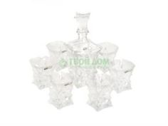 Посуда для напитков Набор для виски Crystal bohemia as штоф 700мл+6 стаканов 240 (990/99999/9/39750/718-709)