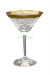 Посуда для напитков Набор бокалов Rona Цветочный занавес для мартини 180 мл 6 шт
