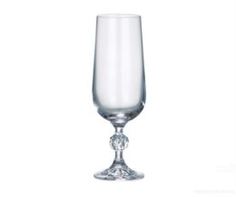 Посуда для напитков Набор фужеров для шампанского Crystal Bohemia Клаудиа (40149/180/43082)