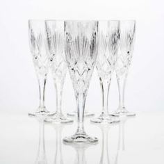 Посуда для напитков Набор фужеров для шампанского Crystal Bohemia Эльза Лира (1KD08/0/99002/180)