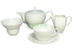 Чайные пары и сервизы Набор посуды Топ арт студио Гармония Чайный сервиз 15 предметов, белый LD1365-TA (LD1365-TA)