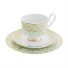 Чайные пары и сервизы Чашка с блюдцем Midori MI2-K6861-Y6/3-AL