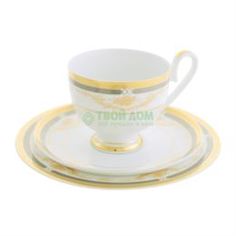Чайные пары и сервизы Чашка с блюдцем Midori MI2-K6686-Y4/3-AL