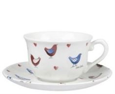 Чайные пары и сервизы Чашка с блюдцем Сhurchill 200мл птички (ACLB00051)