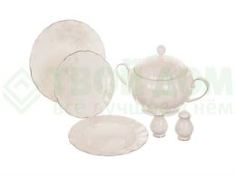 Сервизы и наборы посуды Сервиз столовый Hatori Грэй Розис 22 предмета 6 персон