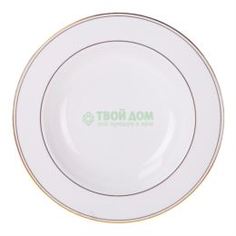 Столовая посуда Тарелка суповая LENOX Золотой кант 23 см