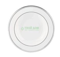 Столовая посуда Тарелка суповая LENOX Платиновый кант 23 см
