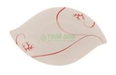 Столовая посуда Блюдо Tunissie Porcelaine Feuille Corail 27 см