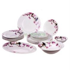 Сервизы и наборы посуды Сервиз Yusui Royal Sakura 22 предмета 6 персон