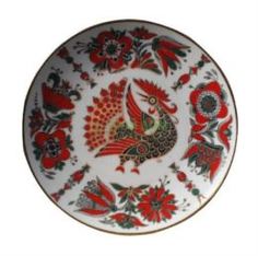 Столовая посуда Блюдо ИФЗ Красная птица 19,5 см