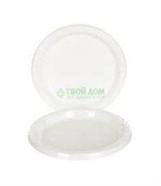 Одноразовая посуда Набор тарелок одноразовых Paclan 23 см 12 шт White