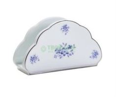 Столовая посуда Салфетница Porcelaine czech gh Салфетница синий ситец j12-218w (LUISA218W NHOLD)