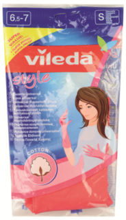 Перчатки хозяйственные Хозяйственные перчатки Vileda Стайл S 133637