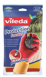 Перчатки хозяйственные Хозяйственные особо прочные перчатки Vileda Der Robuste 101654