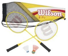 Товары для тенниса Набор ракетка 2+сумка+сетка+2волана бадминтон (WRT844700) Wilson
