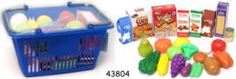 Набор игровой для девочек Игровой набор Boley Корзинка с продуктами (23шт)