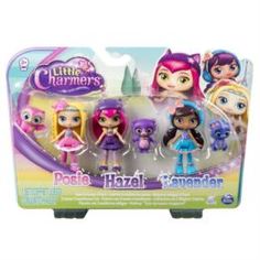 Набор игровой для девочек Игрушка Little Charmers 3 фигурки главных героинь с питомцами