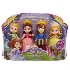 Куклы Набор 4 куклы София Прекрасная Семья 7,5 см Disney Princess