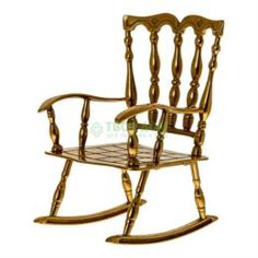 Аксессуары для каминов Фигурка стул латунь Noname