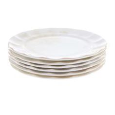 Сервизы и наборы посуды Набор тарелок мелких 18см 6шт. крем Hatori