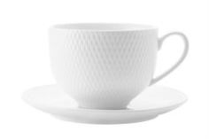 Чайные пары и сервизы Чашка с блюдцем Maxwell & Williams Даймонд 0.22 л