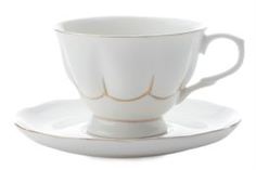 Чайные пары и сервизы Чашка с блюдцем Maxwell & Williams Свежее дыхание 0.25 мл белый