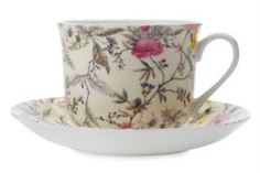 Чайные пары и сервизы Чашка с блюдцем Maxwell & Williams Летние цветы 0.48 л