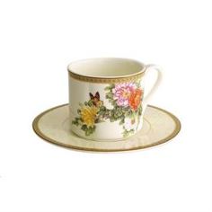 Чайные пары и сервизы Чашка с блюдцем 0.2 л. Японский сад Imari