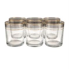 Посуда для напитков Набор стаканов для виски 6х255мл Гусь-хрустальный нежность